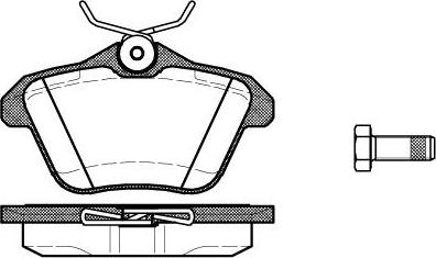 Swag 74916294 - Комплект спирачно феродо, дискови спирачки vvparts.bg