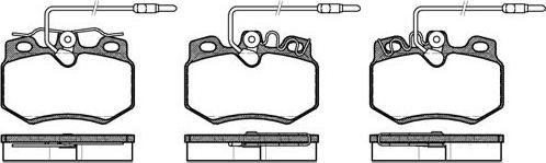 NEW BLOX NB21614V04 - Комплект спирачно феродо, дискови спирачки vvparts.bg