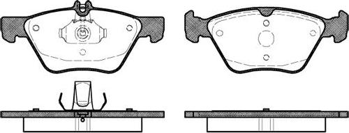 NEW BLOX NB21670A01 - Комплект спирачно феродо, дискови спирачки vvparts.bg