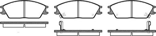 NEW BLOX NB21012T14 - Комплект спирачно феродо, дискови спирачки vvparts.bg