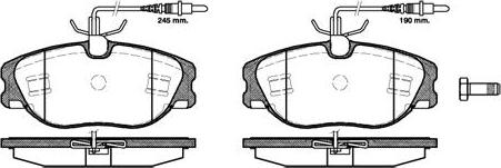 NEW BLOX NB21147V04 - Комплект спирачно феродо, дискови спирачки vvparts.bg