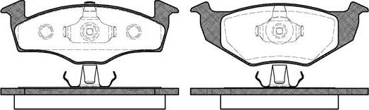 NEW BLOX NB21866T17 - Комплект спирачно феродо, дискови спирачки vvparts.bg