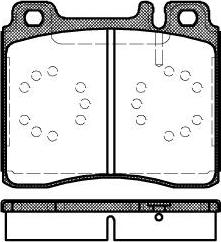 NEW BLOX NB21303N00 - Комплект спирачно феродо, дискови спирачки vvparts.bg