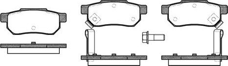 NEW BLOX NB21313S01 - Комплект спирачно феродо, дискови спирачки vvparts.bg