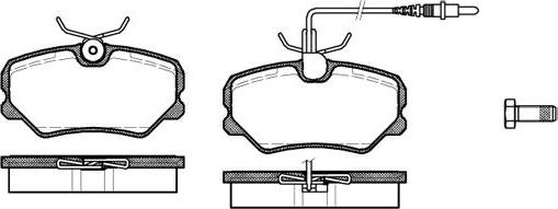 NEW BLOX NB21209V02 - Комплект спирачно феродо, дискови спирачки vvparts.bg