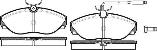 NEW BLOX NB21797V02 - Комплект спирачно феродо, дискови спирачки vvparts.bg