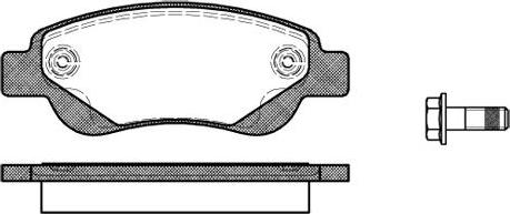 NEW BLOX NB23959N00 - Комплект спирачно феродо, дискови спирачки vvparts.bg