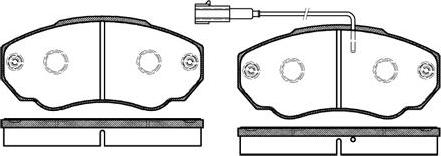 NEW BLOX NB23917V01 - Комплект спирачно феродо, дискови спирачки vvparts.bg