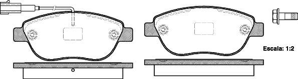 NEW BLOX NB23978V01 - Комплект спирачно феродо, дискови спирачки vvparts.bg