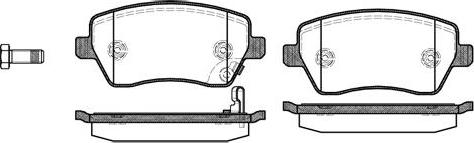 NEW BLOX NB23973V01 - Комплект спирачно феродо, дискови спирачки vvparts.bg