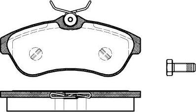 NEW BLOX NB23409N00 - Комплект спирачно феродо, дискови спирачки vvparts.bg