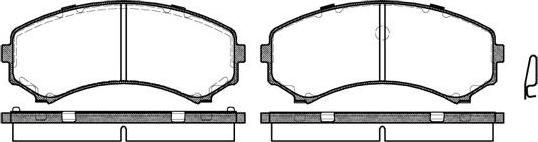 NEW BLOX NB23488N00 - Комплект спирачно феродо, дискови спирачки vvparts.bg