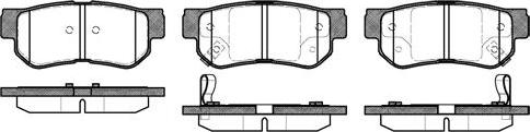 Brake Engineering PA1910 - Комплект спирачно феродо, дискови спирачки vvparts.bg