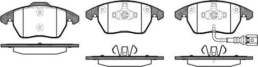 NEW BLOX NB23587V01 - Комплект спирачно феродо, дискови спирачки vvparts.bg