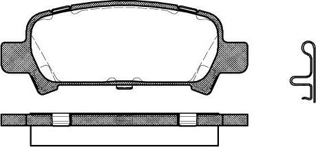 NEW BLOX NB23572V01 - Комплект спирачно феродо, дискови спирачки vvparts.bg