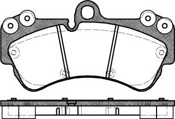 NEW BLOX NB23692N00 - Комплект спирачно феродо, дискови спирачки vvparts.bg