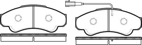 NEW BLOX NB23858V01 - Комплект спирачно феродо, дискови спирачки vvparts.bg