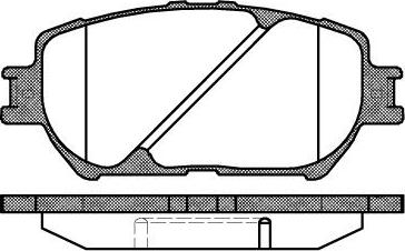 NEW BLOX NB23806N00 - Комплект спирачно феродо, дискови спирачки vvparts.bg