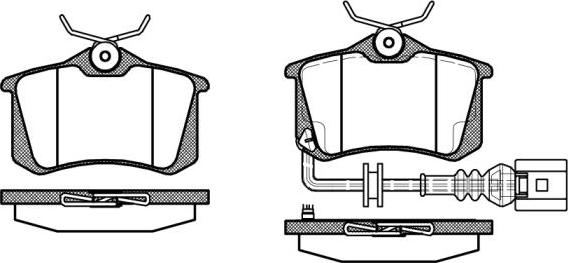 NEW BLOX NB23823V01 - Комплект спирачно феродо, дискови спирачки vvparts.bg