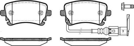 NEW BLOX NB23326V11 - Комплект спирачно феродо, дискови спирачки vvparts.bg