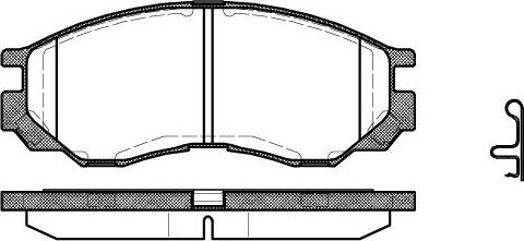 FENGXING (DONGFENG ) 8J1Y0014X - Комплект спирачно феродо, дискови спирачки vvparts.bg