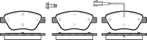 NEW BLOX NB23705V01 - Комплект спирачно феродо, дискови спирачки vvparts.bg