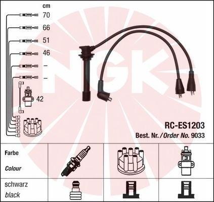 NGK 9033 - Комплект запалителеи кабели vvparts.bg