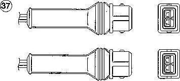 NGK 90283 - Ламбда-сонда vvparts.bg