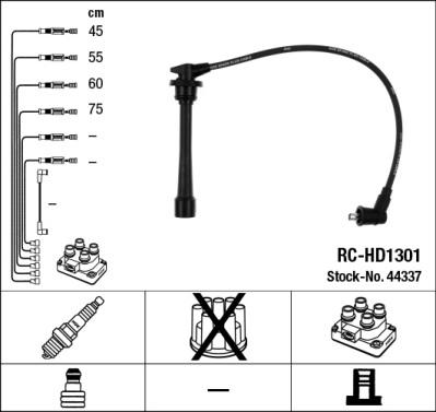 NGK 44337 - Комплект запалителеи кабели vvparts.bg