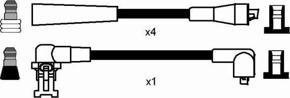 NGK 44279 - Комплект запалителеи кабели vvparts.bg