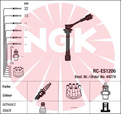 NGK 44274 - Комплект запалителеи кабели vvparts.bg