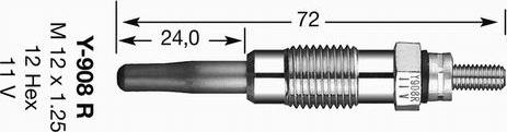 NGK 4585 - Подгревна свещ vvparts.bg