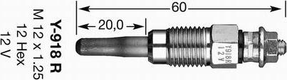 NGK 4182 - Подгревна свещ vvparts.bg