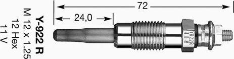 NGK 4356 - Подгревна свещ vvparts.bg