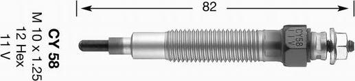 NGK 5486 - Подгревна свещ vvparts.bg