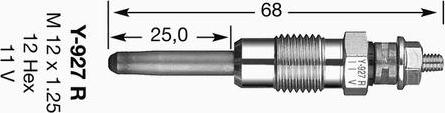 NGK 5171 - Подгревна свещ vvparts.bg