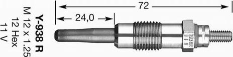 NGK 5267 - Подгревна свещ vvparts.bg