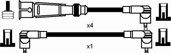 NGK 44296 - Комплект запалителеи кабели vvparts.bg