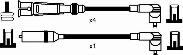 NGK 0937 - Комплект запалителеи кабели vvparts.bg