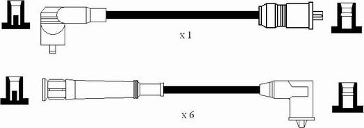 NGK 0577 - Комплект запалителеи кабели vvparts.bg