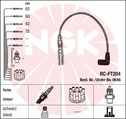 NGK 0646 - Комплект запалителеи кабели vvparts.bg