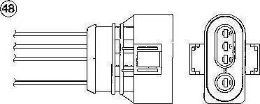 NGK 5748 - Ламбда-сонда vvparts.bg