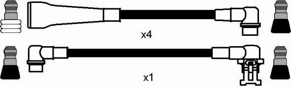 NGK 8472 - Комплект запалителеи кабели vvparts.bg
