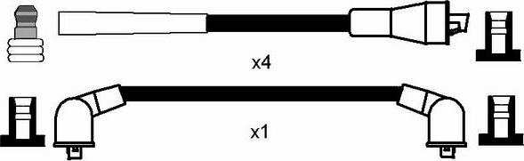 NGK 8568 - Комплект запалителеи кабели vvparts.bg
