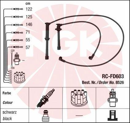 NGK 8526 - Комплект запалителеи кабели vvparts.bg