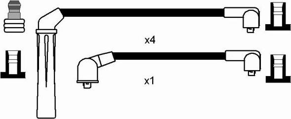 NGK 8190 - Комплект запалителеи кабели vvparts.bg
