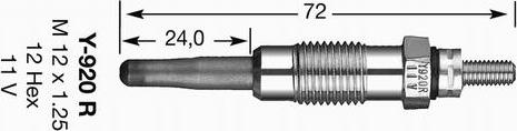 NGK 3645 - Подгревна свещ vvparts.bg