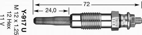 NGK 3219 - Подгревна свещ vvparts.bg