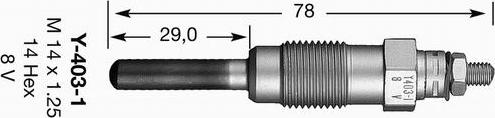 NGK 2192 - Подгревна свещ vvparts.bg