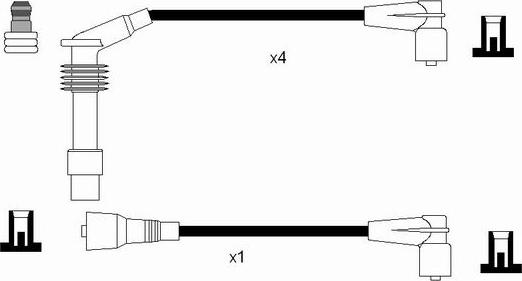 NGK 7070 - Комплект запалителеи кабели vvparts.bg